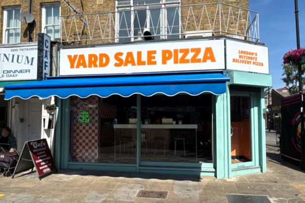 Yard Sale Pizza's existing branch in Angel