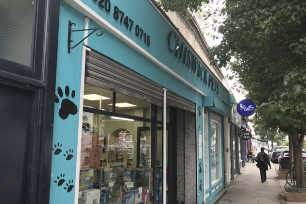 Chiswick Pets on Devonshire Road 