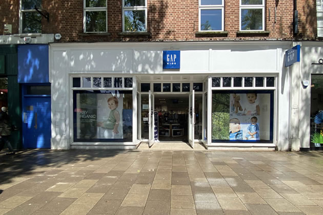 The Gap store at 260-262 Chiswick High Road 