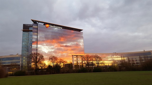 GSK at sunset