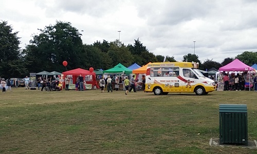 Stalls! Ice cream!