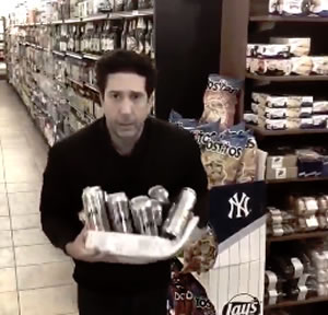 David Schwimmer not stealing beer 