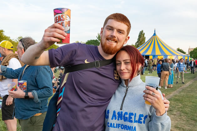 Refreshment was available on Viaduct Meadow