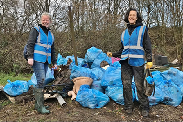 Cleaning up the Dog Rose Ramble