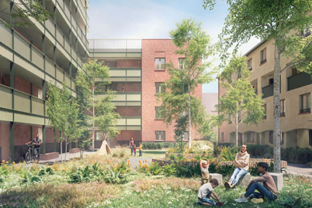 A visualisation of the proposed new development. Picture: Bell Phillips Architects