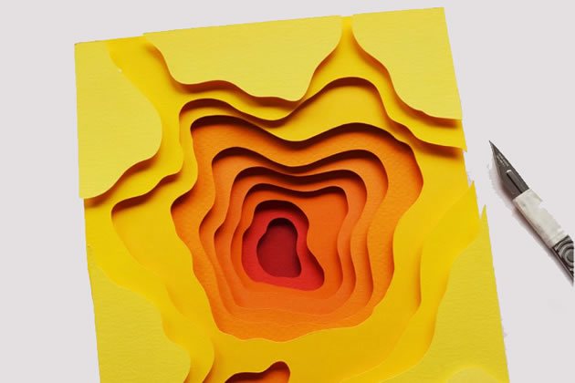 Papercraft from Owen Gildersleeve to be used on the new can designs