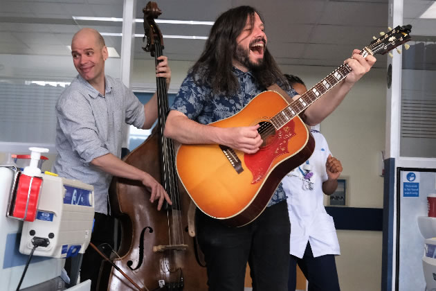 The Spitz play at Ealing Hospital 