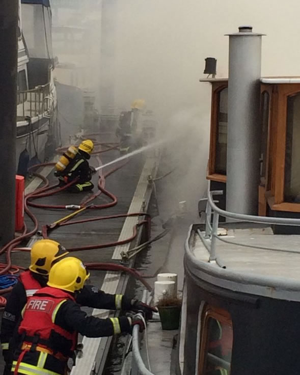 Two Cats Perish in Imperial Wharf Marina Blaze