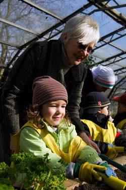 Lottery visit to Hammersmith Community Gardens Association