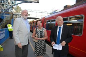 Jim Maddan, Mike Ryder and Rosemary Torrington Councillors, Thamesfield Ward, Putney