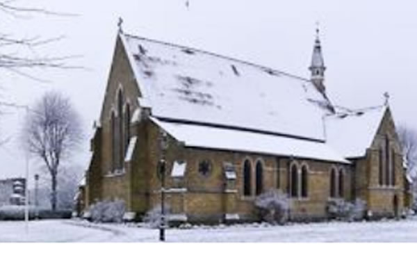 A seasonal picture of All Saints' Church 