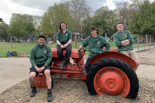 The Keeper Team at Battersea Park Zoo