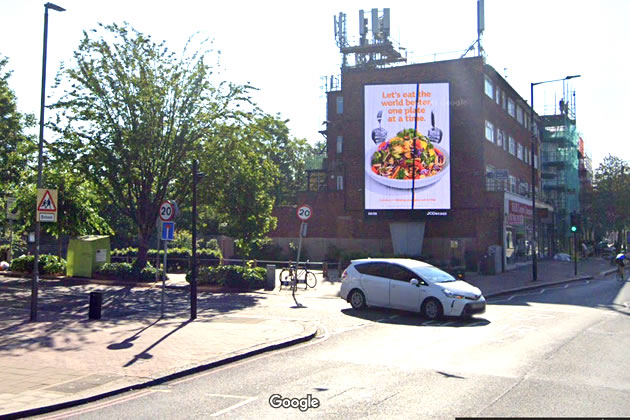 Junction of Charlwood Road and Upper Richmond Road