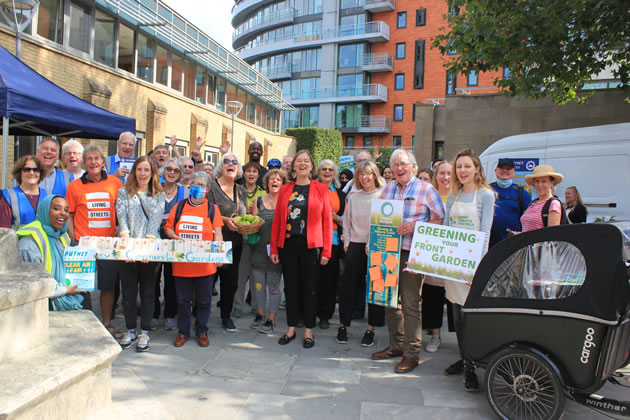 Large turnout for the event in Putney 