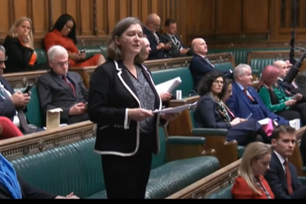 Fleur Anderson addresses the House during stormy session of parliament 