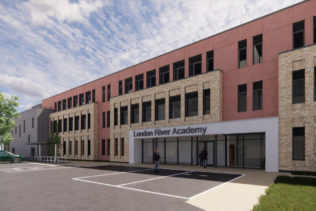 CGI of London River Academy