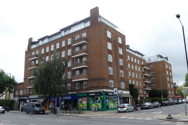 Millbrooke Court with the extra flats built on the roof space