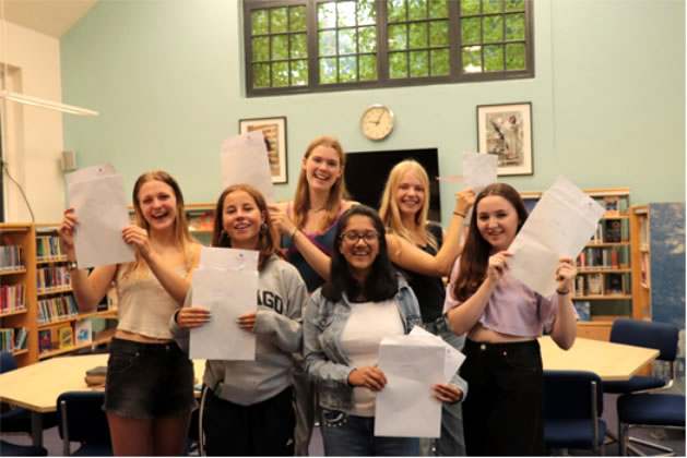 Emily Saunders (10 x 9), Ella Roberts (9 x 9, 1 x 8 and A in Ad Maths), Ellie Sadler (8 x 9 and 2 x 8), Laila Samarasinghe (10 x 9 and A in Ad maths), Tilly Bowden (10 x 9), Molly Smith (10 x 9 and A in Ad Maths)