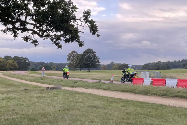 Patrols in the Richmond Park area have been stepped up 