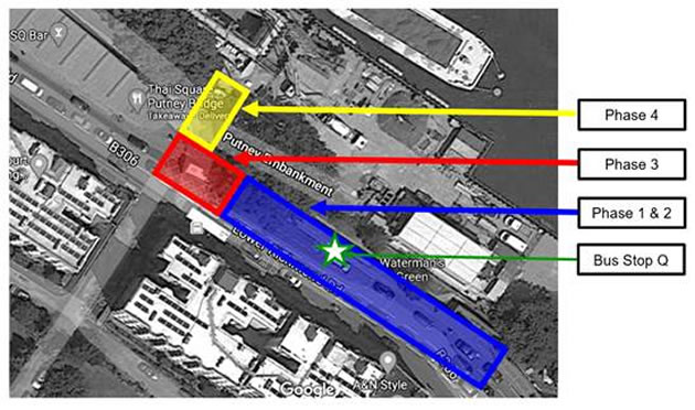 Thames Tideway's planned work schedule 