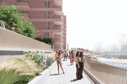 Planners Urge Green Light for Revised Albany Riverside Design