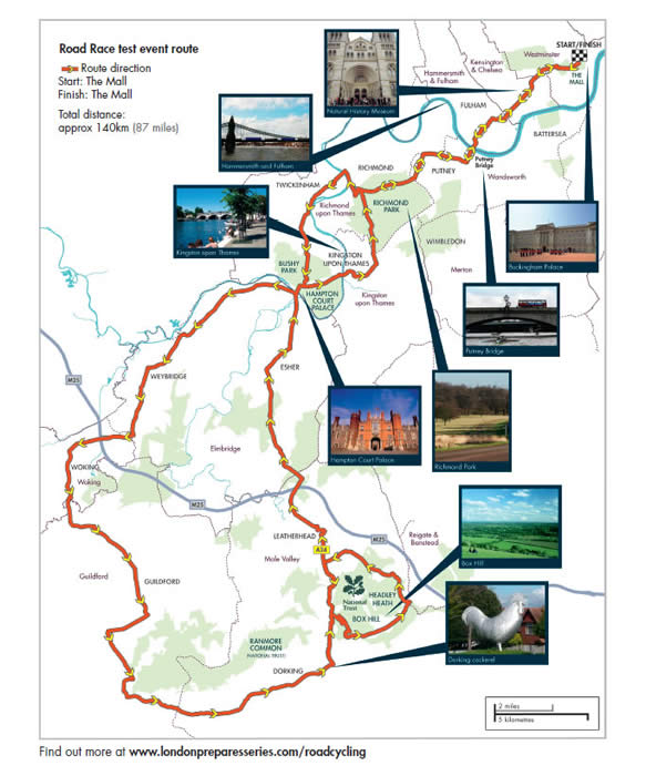 London -Surrey Cycle Classic Route Through Putney & Wandsworth