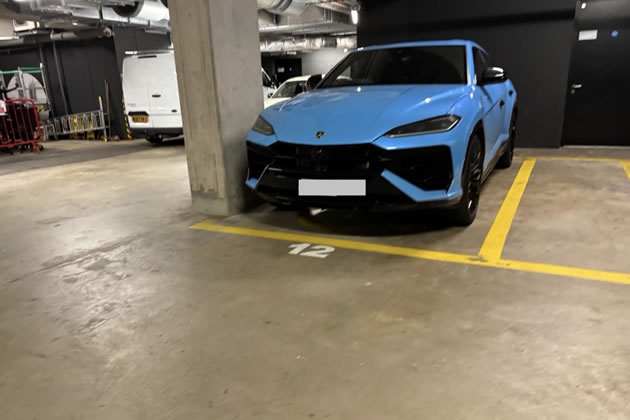 Councillor Farhaan Rehman's Lamborghini has been seen in a disabled parking spot on at least two occasions 