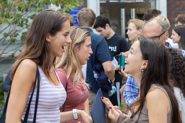 Latymer Upper students react to their results 