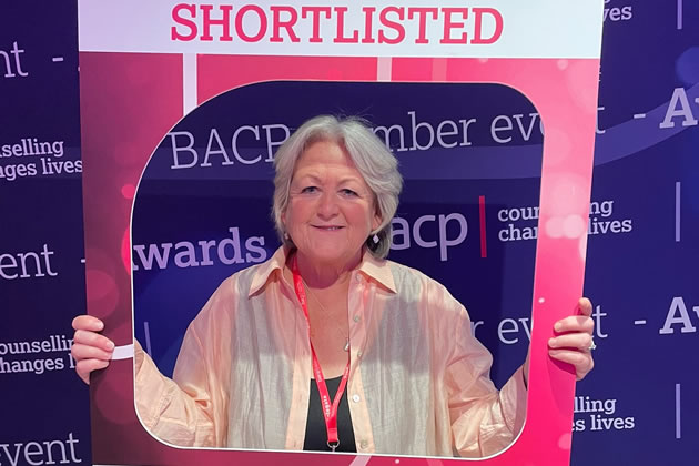 Patricia David was one of the runners up for the BACP Lifetime Achievement Award