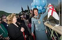 Memorial to Marine Sam Alexander Unveiled on Hammersmith Bridge