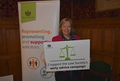 ruth cadbury at law society event