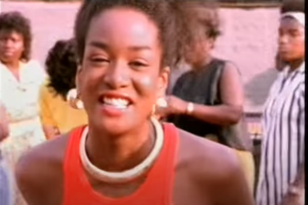 Samantha Lawrence in the video for Wee Rule