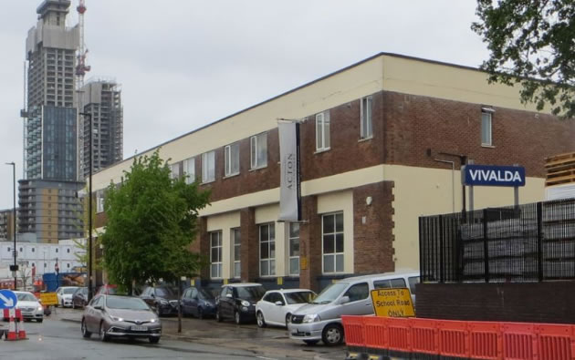 The School Road site of the proposed tower 