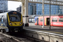 Farewell Lap for Old South Western Railways Train Stock
