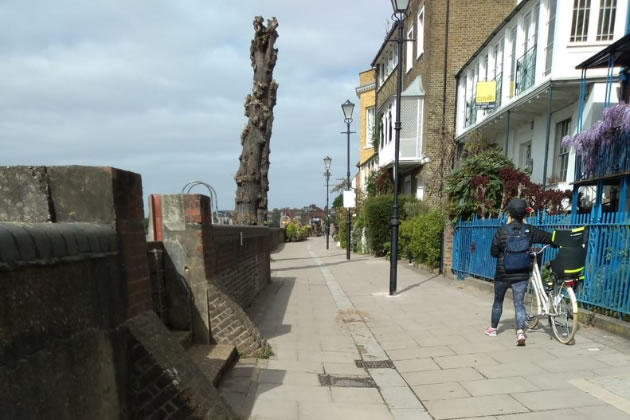 The Thames Path in Hammersmith 