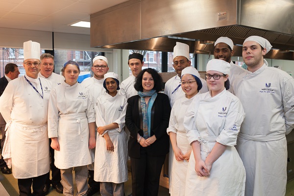 French Ambassador with studenns