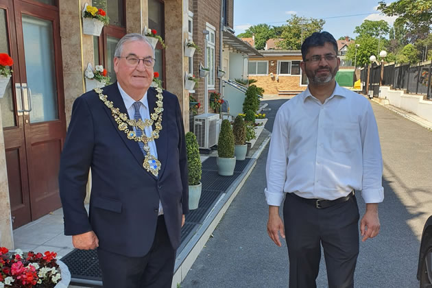 Mayor of Wandsworth, Richard Field, at the event