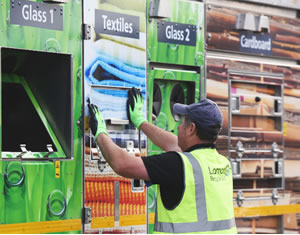 waste recycling truck 