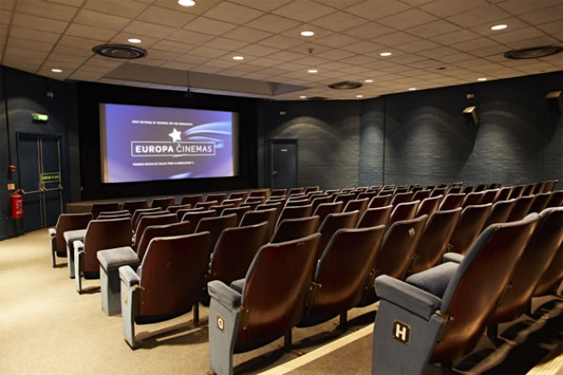 The interior of the cinema at Watermans.