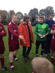 David Beckham with Shepherd's Bush United