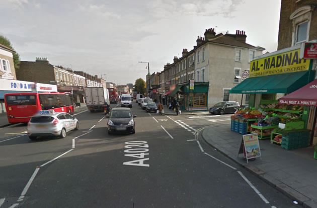 Junction of Uxbridge Road and Devonport Road