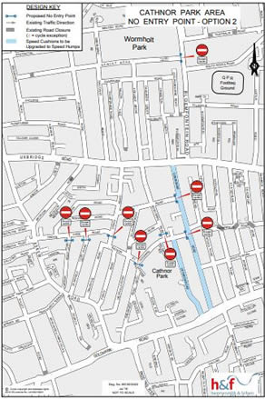 Shepherd's Bush traffic management plan option 2