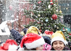 Santa comes to White City in Shepherd's Bush