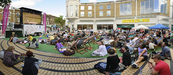 Wimbledon Piazza Big Screen