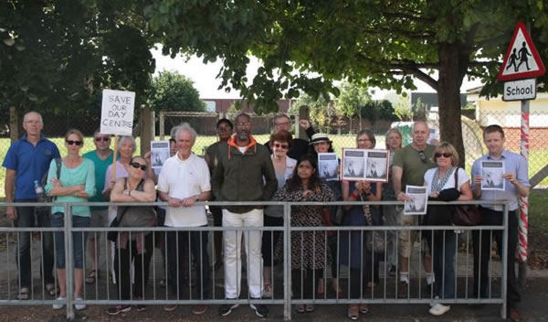 Merton Abbey primary school protest