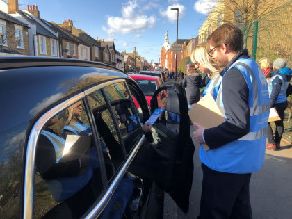 Engine idling campaign at Merton schools