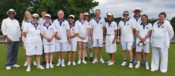 Wimbledon Park Bowls Club members